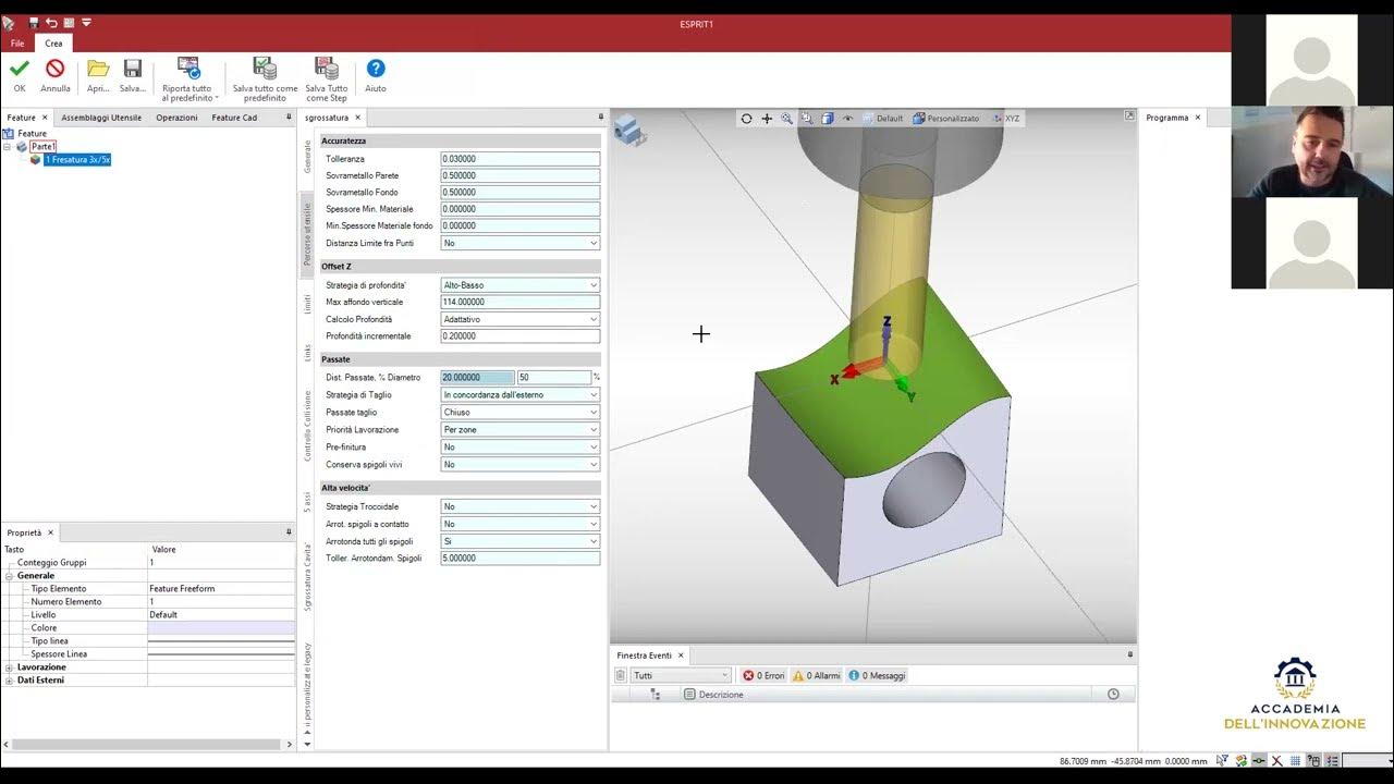 Esprit CAM Introduzione al CAM Corso programmazione CAD/CAM YouTube