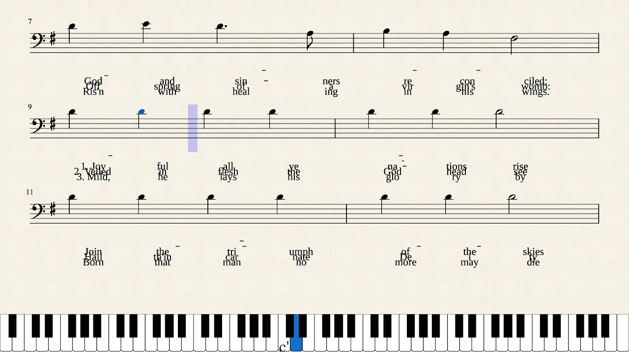 Hark The Herald Angels Sing Tenor