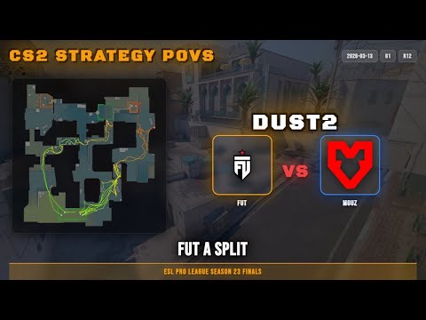 FUT A Split vs MOUZ - Dust2 - ESL Pro League Season 23 Finals