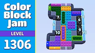 Color Block Jam Level 1303 (1304, 1305, 1306 & 1307) Walkthrough | HARD LEVEL! 🚧 Solutions & Tips