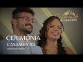 Cerimônia de casamento na mansão Adelia Prado, ￼Gi e Lucas 