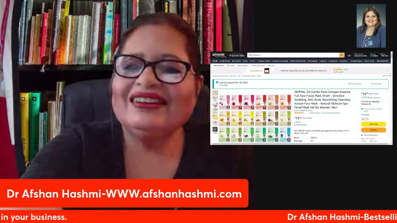 Review of beauty face mask- by Dr Afshan Hashmi