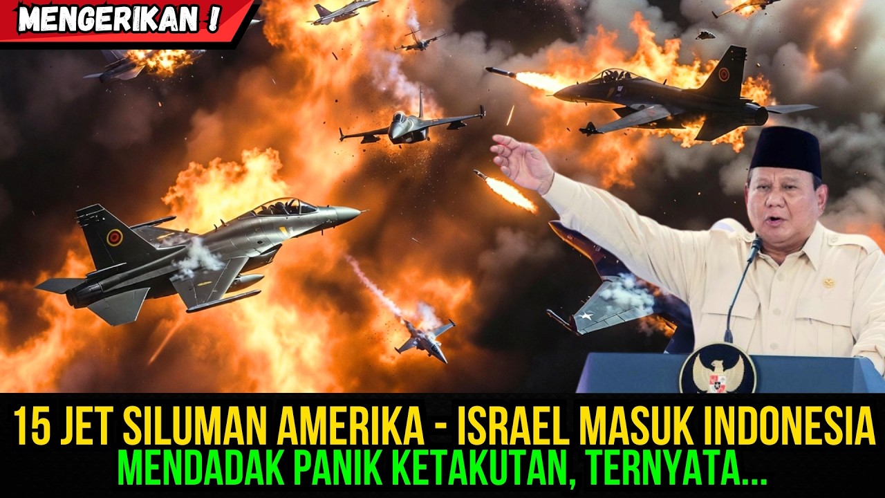 viral ! 15 Jet Siluman Amerika–Israel Masuk Indonesia, TNI AU hancurkan mereka !