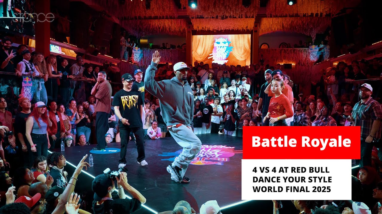 Королевская битва: 4 на 4 на мировом финале Red Bull Dance Your Style 2025 // позиция