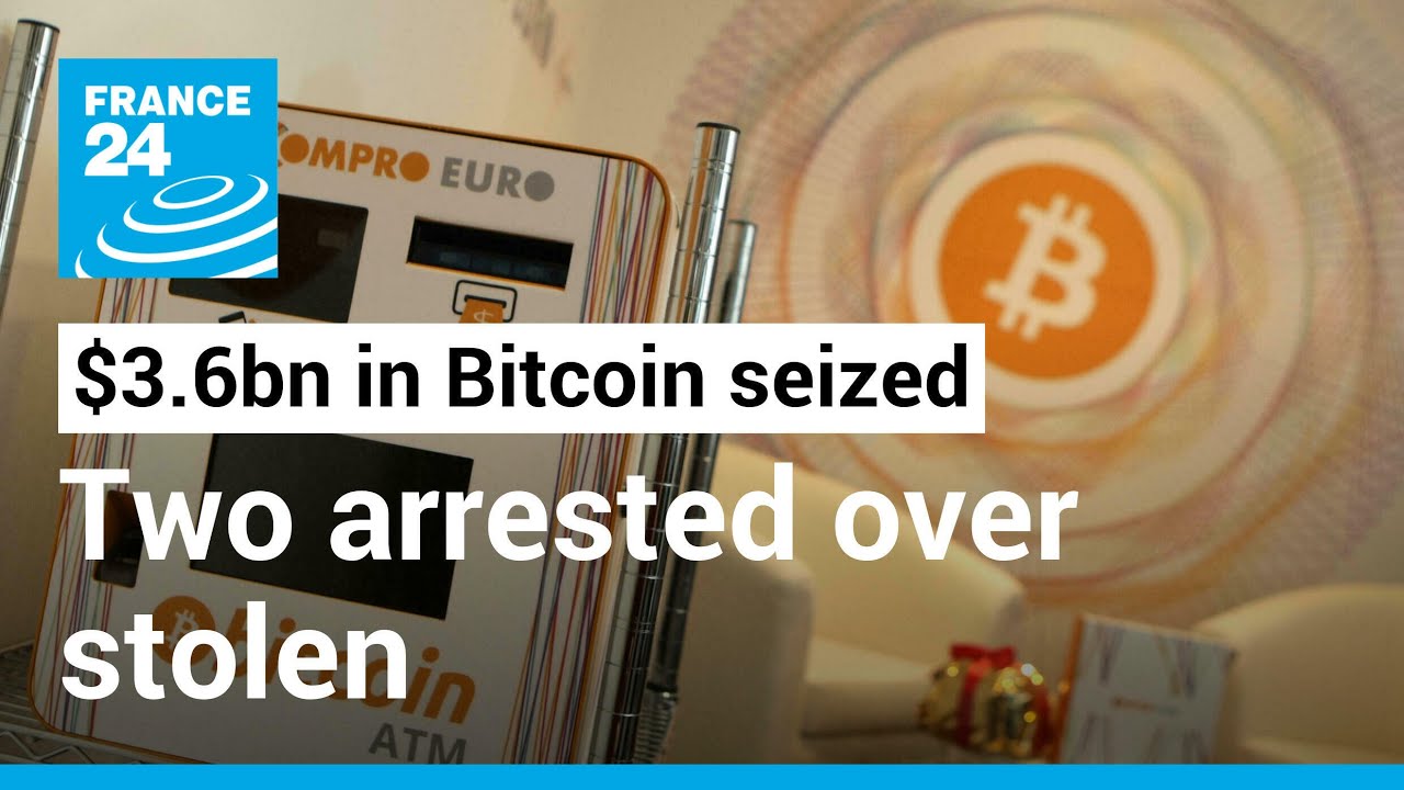Bitcoin dips after US officials seize $3.6 billion of stolen cryptocurrency  • FRANCE 24 English