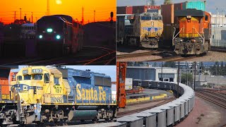 Railfanning San Bernardino FT Perfect Races SCAX 187 Santa Fe H1 Duo Hornshows More 2021
