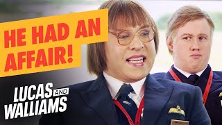 He Had An Affair! | Come Fly With Me | Lucas and Walliams