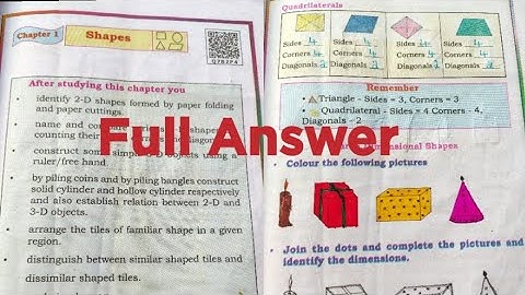 || class 3rd Maths|| Chapter -1 shapes|| Full answer#class3 #class3maths