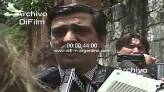 DiFilm - Julio Mera Figueroa anuncia la intervencion en Tucuman 1991