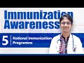 National immunization programs  immunization awareness  medical education uttar pradesh meup