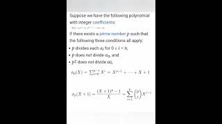 Irreducibilty of cyclotomic polynomials via Eisenstein's criterion