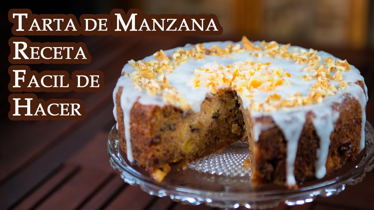 Riquisima Tarta de Manzana, Receta Facil de Hacer