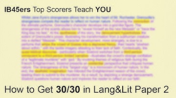 How to Get a 7 in IB English Paper 2