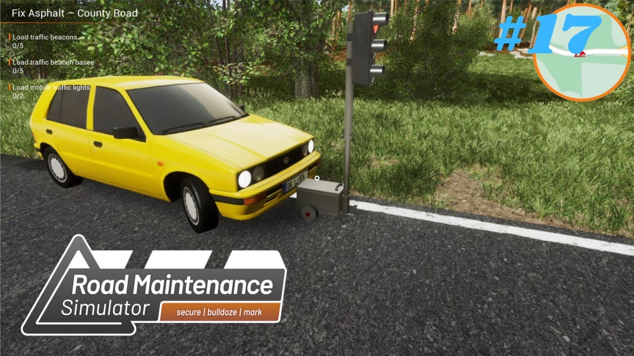Road Maintenance Simulator - Fix Asphalt (County Road)