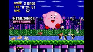 Sonic Hack Longplay - Metal Sonic Hyperdrive (Kirby)