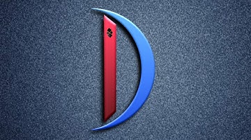 Letter D Logo Design on Mobile / Pixellab Logo Design on Mobile