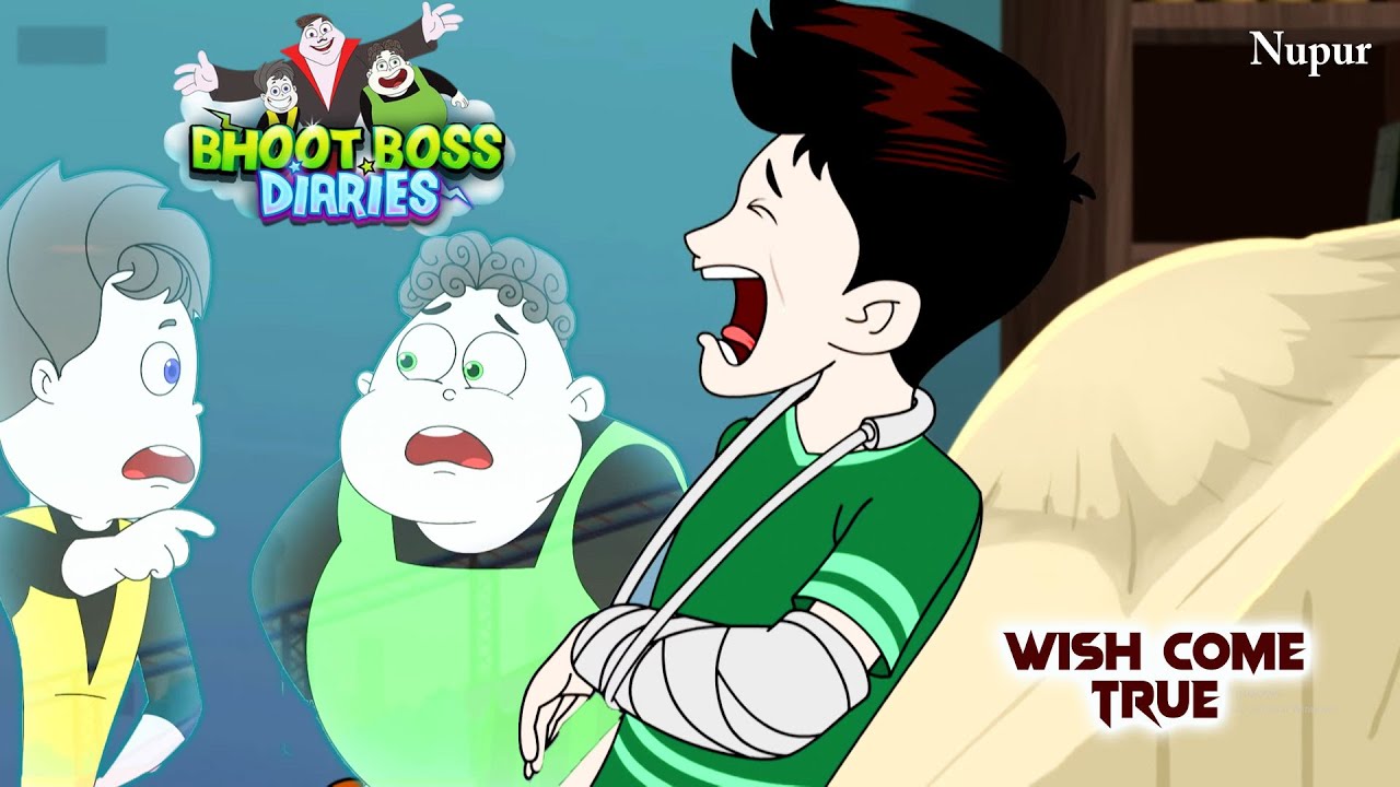 पिकनिक जाने की ख़ुशी में टुटा दानिश का हाथ | Paap O Meter | भूत बॉस डायरीज | Cartoon | Moral Stories