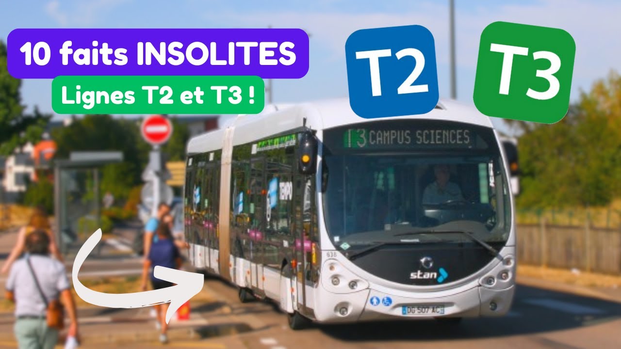 10 faits INSOLITES sur les LIGNES T2 et T3 !! 🚎😮