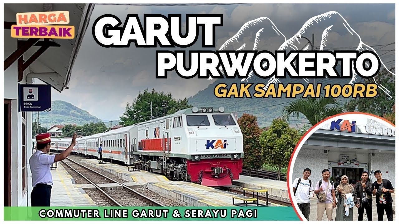 GARUT PURWOKERTO GAK SAMPAI 100RIBU‼️ GINI CARANYA 🤩🔥 Trip KA Lokal Garut dan KA Serayu Pagi Ekonomi