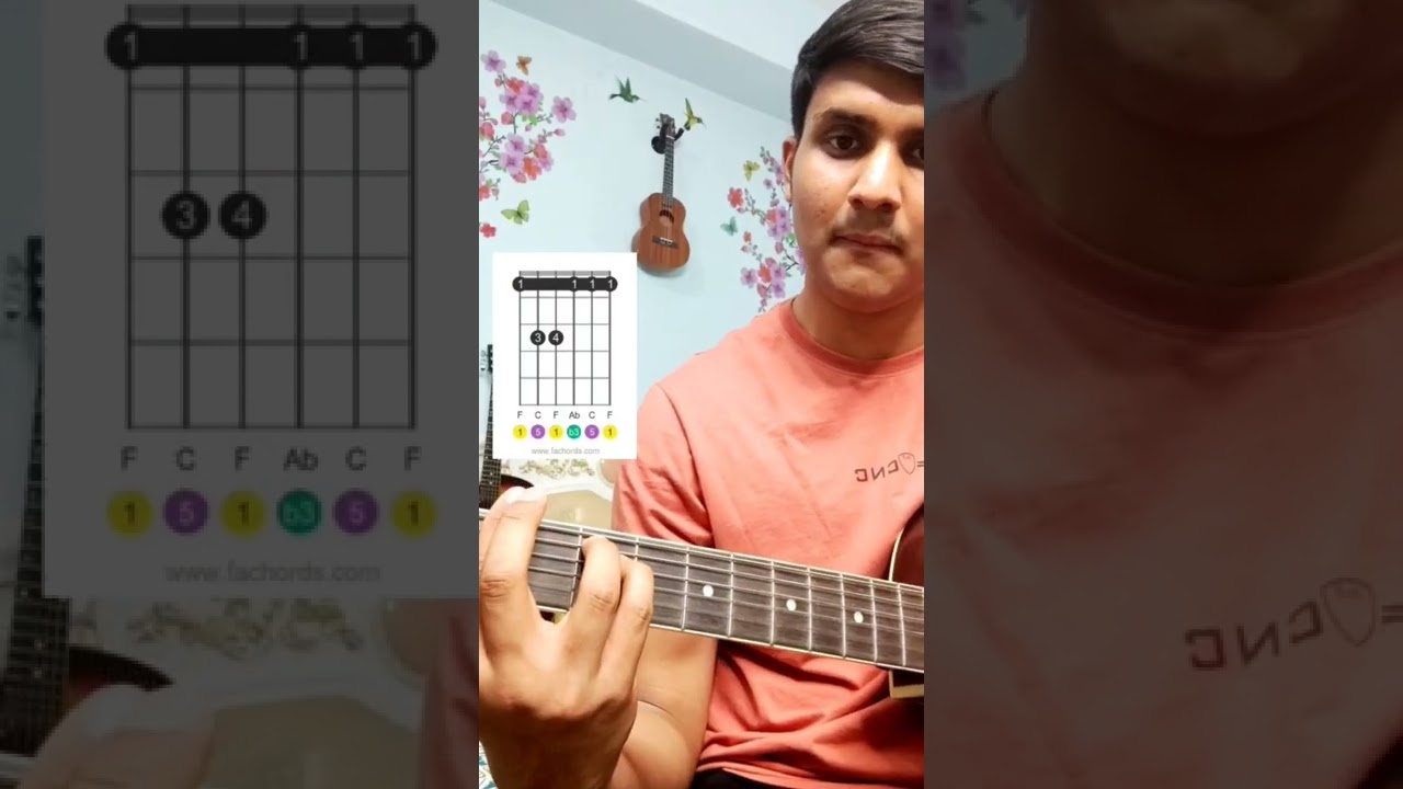 Guitar For Beginners | F Minor Bar Chord |