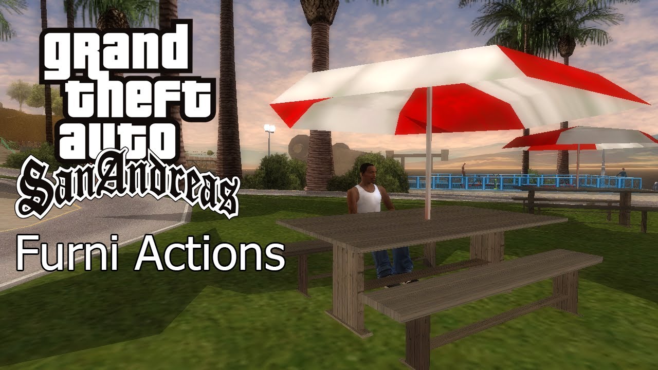 GTA SA - Mod cleo Furni Actions [PC]