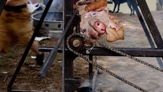 Roasting a Pig - VLOG-079