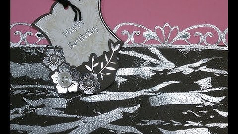 Easy Embossed Zebra Stripe Accent