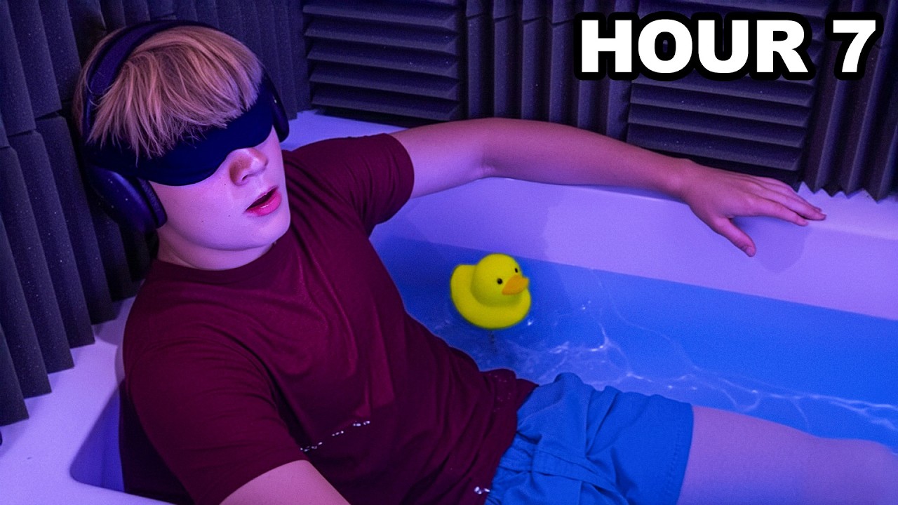 Я построил камеру сенсорной депривации, чтобы сбежать от реальности…