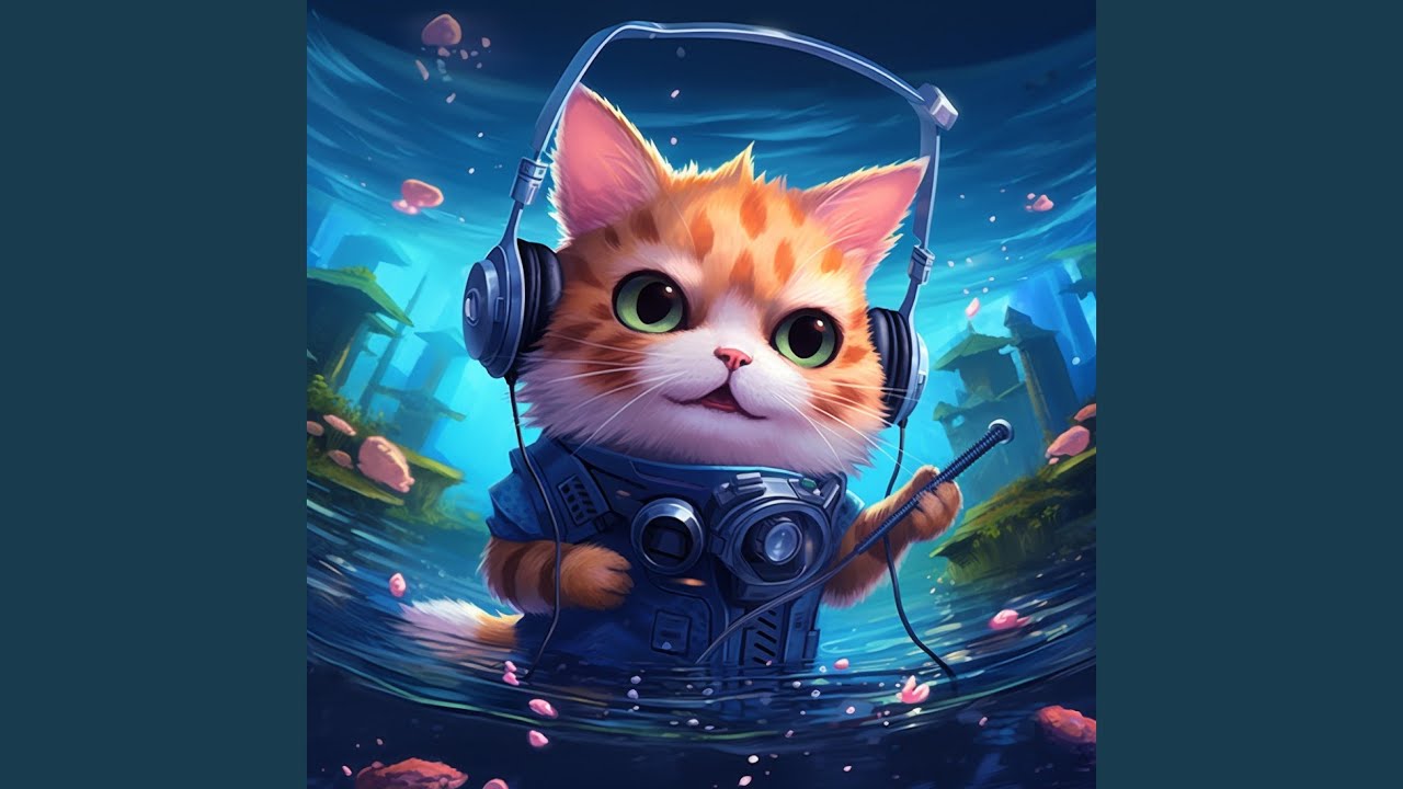 Cat's Ocean Serenade