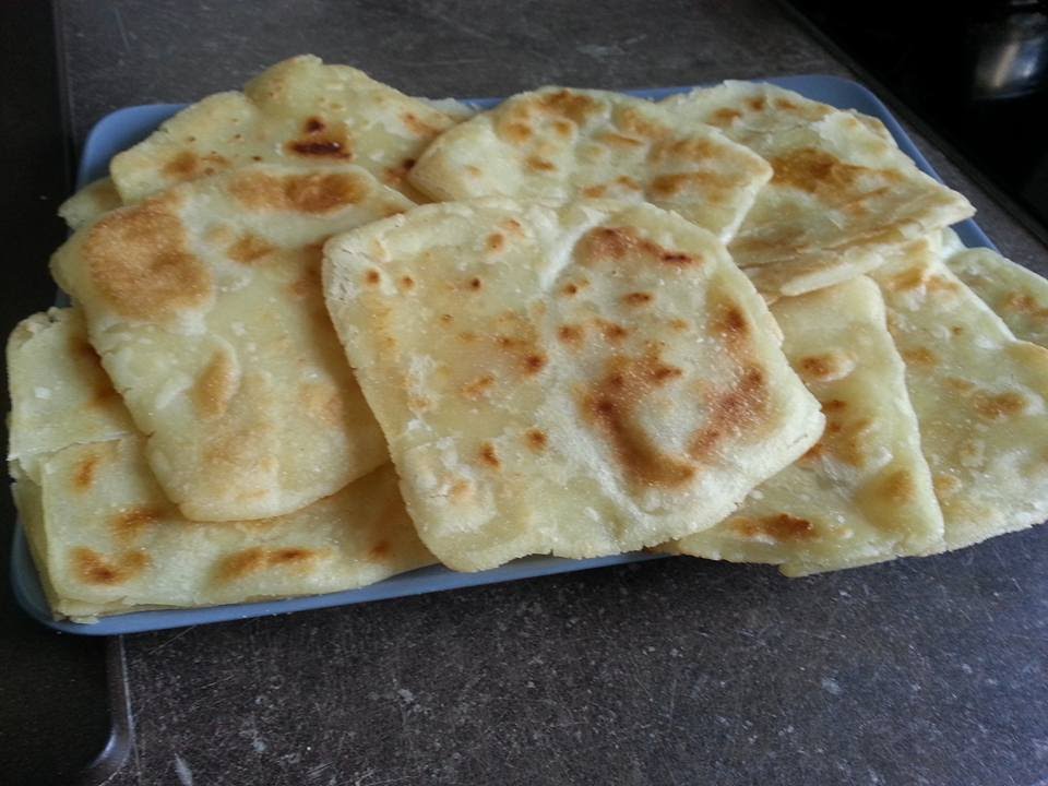 مسمن او فطائر مغربية بدقيق الارز الخالي من الجلوتين