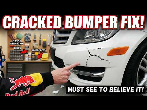 How to Fix a Cracked Bumper on Car. Amazing Cracked Bumper Repair