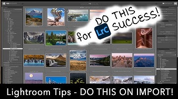 Lightroom Quick Tips - DO THIS ON IMPORT