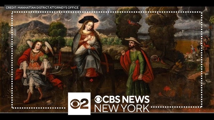 New York Returning 18th Century Paintings Stolen From Church In Peru
