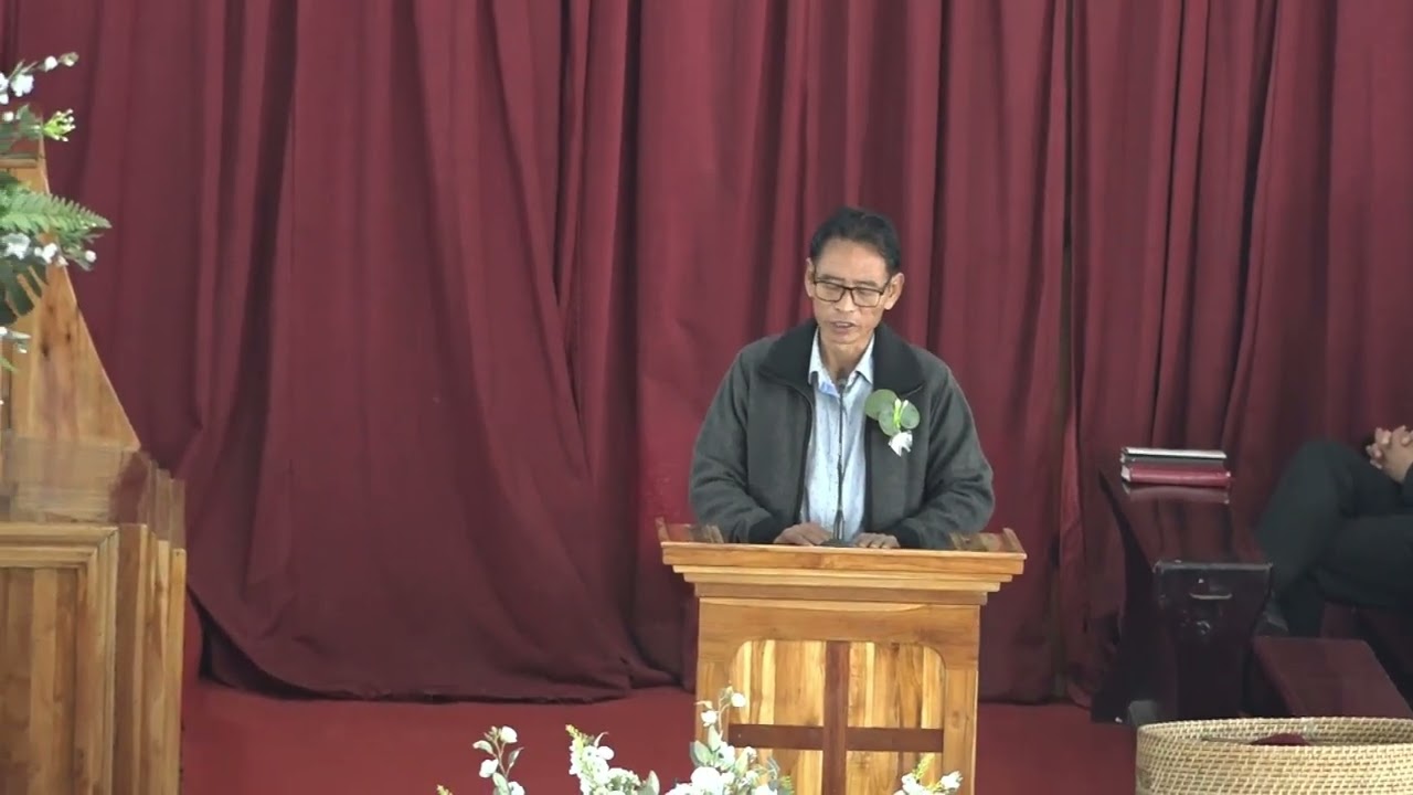 UNGMA BAPTIST AROGO KUM TASEN SENTEP OMEN:''NUKLA TASEN NUNG KHRISTAN KILONG TEJEMBIR REV.T.Wati LKR