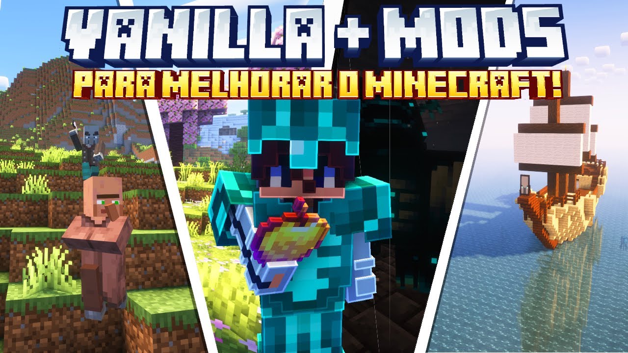 +20 Mods para melhorar o seu Minecraft - YouTube