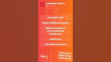 Cardinal Health: Innovating Healthcare Distribution