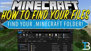 how to find your .minecraft folder in minecraft java edition (pc)