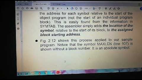 Program Block: Machine Independent Assembler Features -  part2/3