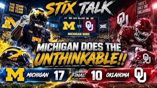 Michigan Does the Unthinkable!! Michigan vs. Oklahoma Breakdown screenshot 3