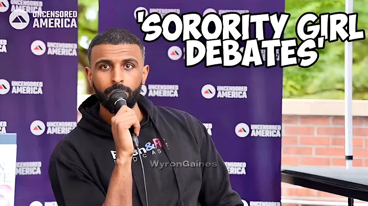 Myron Gaines DEBATES Sorority Girl on Female Body Count Exposed