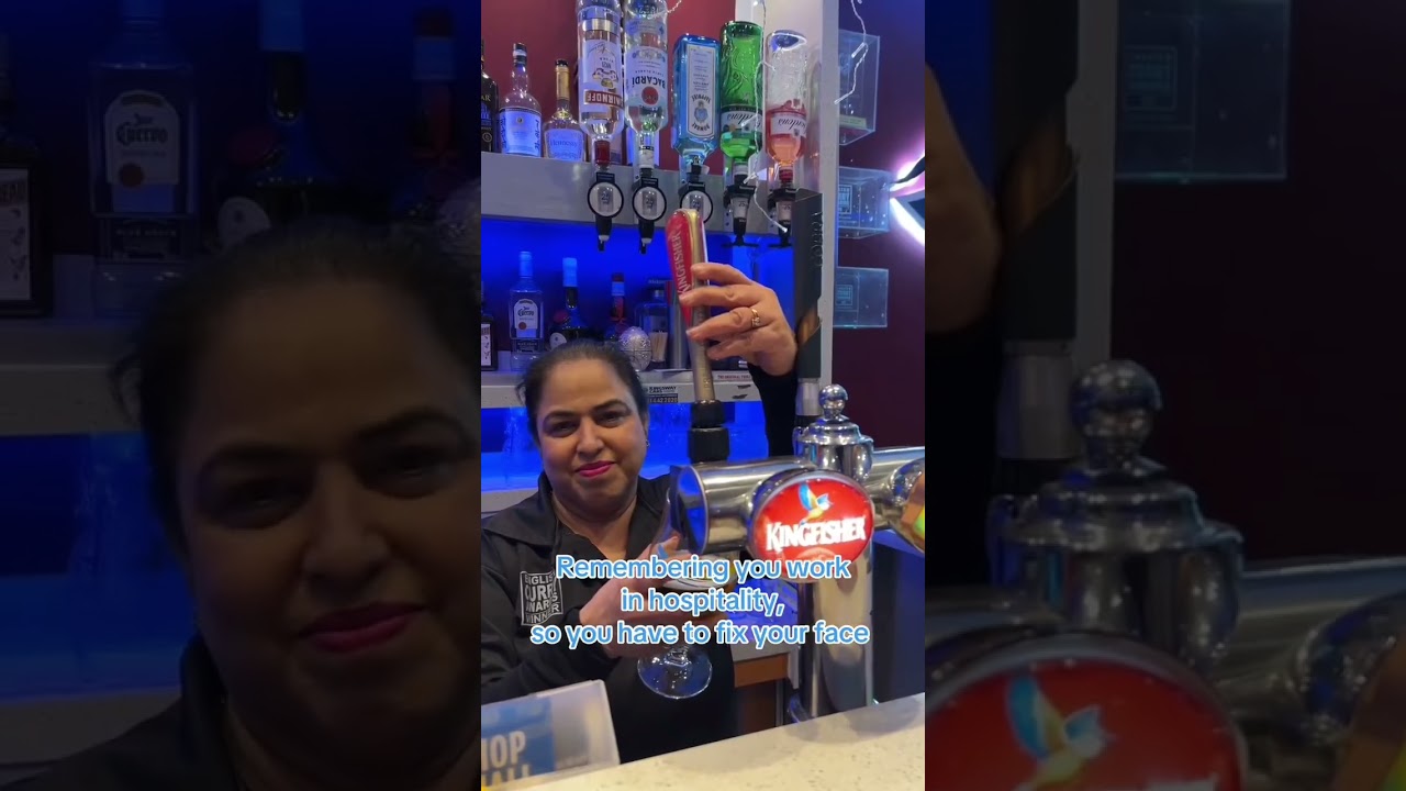 Remembering that you work in hospitality 