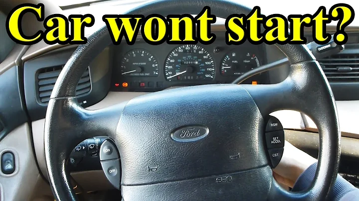 What to do if your Car won't Start
