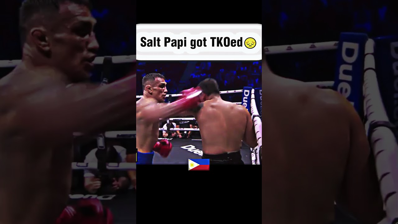 Salt Papi got knocked out!😔