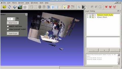 Meshlab Kinect