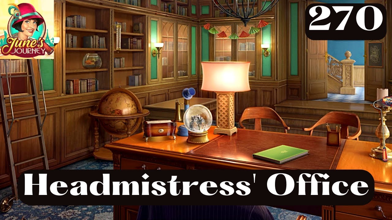 JUNE'S JOURNEY 270 | HEADMISTRESS' OFFICE (Hidden Object Game) *Full  Mastered Scene* - YouTube