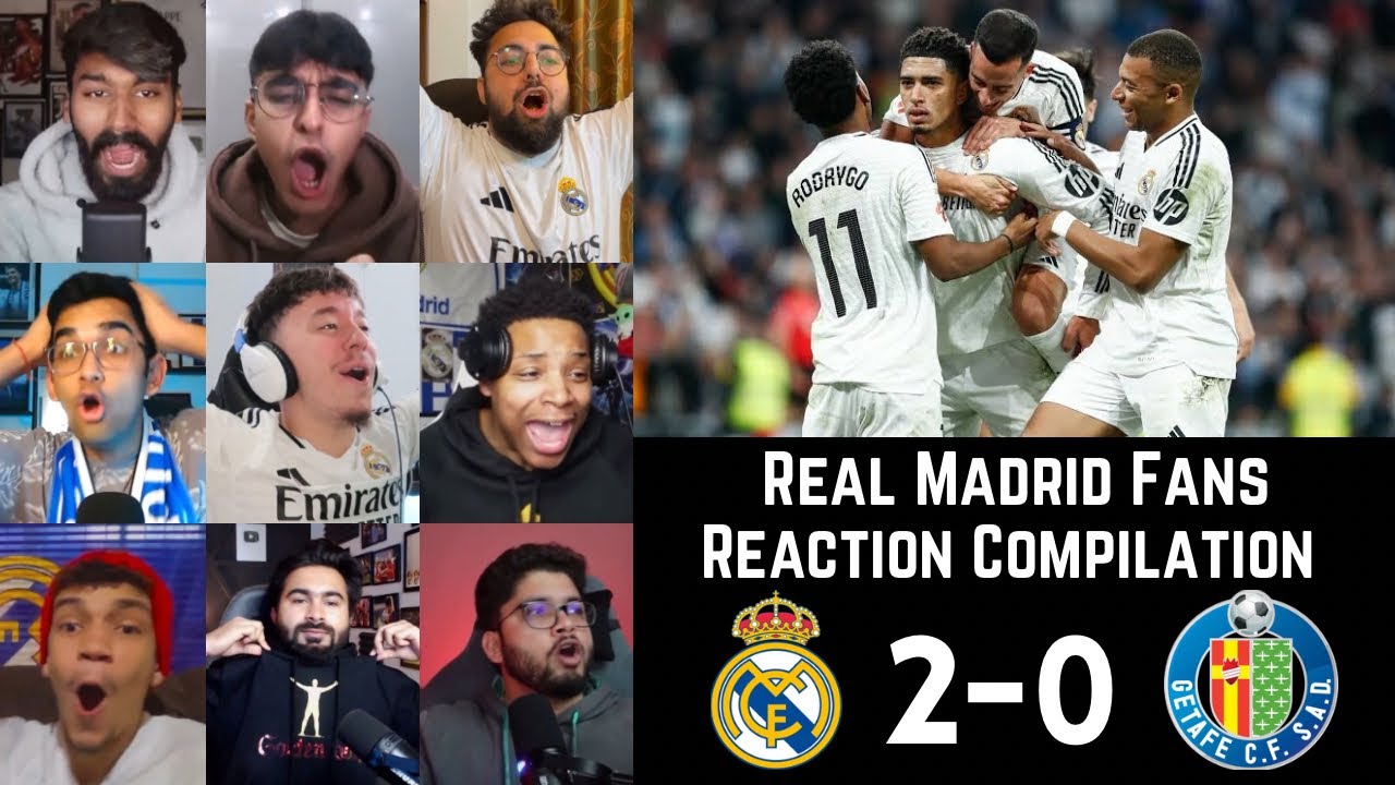 REAL MADRID Fans Reactions to REAL MADRID 2-0 GETAFE | La Liga GW 15 | 01-12-2024