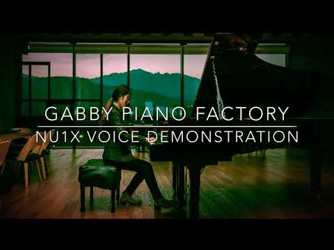 YAMAHA NU1X Hybrid Piano Voices Demonstration by Gabby