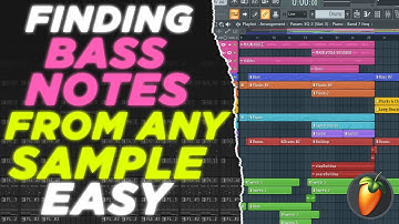 HOW TO EASILY  FIND THE BASS NOTES OF ANY SAMPLE FOR 808