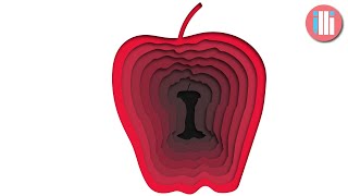 You can make this Apple Paper Cut Out - Adobe Illustrator Tutorial screenshot 3
