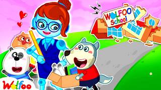 Oh No! MY BEST Teacher IS MOVING AWAY | Wolfoo's School Stories  | Kids Cartoon | Wolfoo Channel